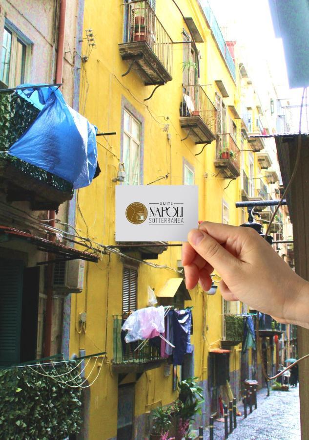 Suite Napoli Sotterranea Con Vasca Idromassaggio Exterior foto